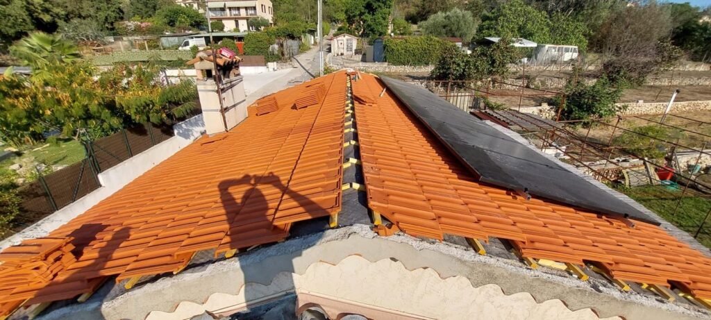 Rénovation de toiture par un couvreur